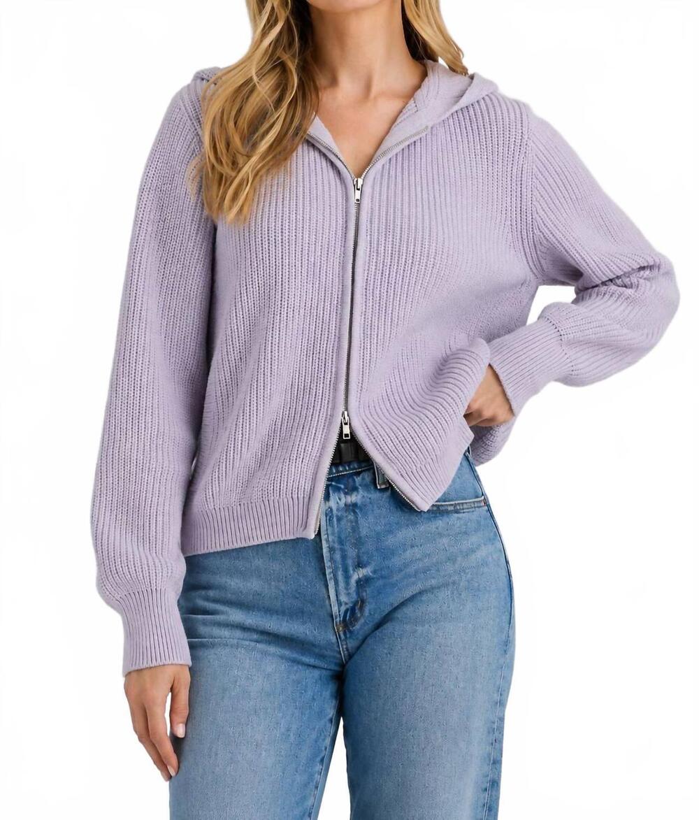 NEW STITCHES & STRIPES women's winfrey hoodie in lilac